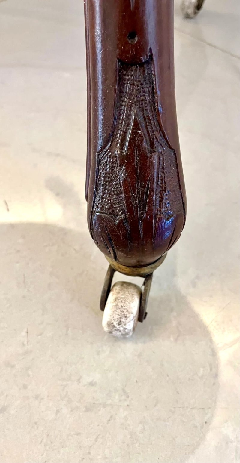 Antique Victorian Quality Freestanding Burr Walnut Centre Table - Image 9